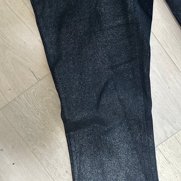 Jones New York Sparkle Denim Jeans Women’s 8 | Dark Wash Lexington Straight Fit - Picture 3 of 13